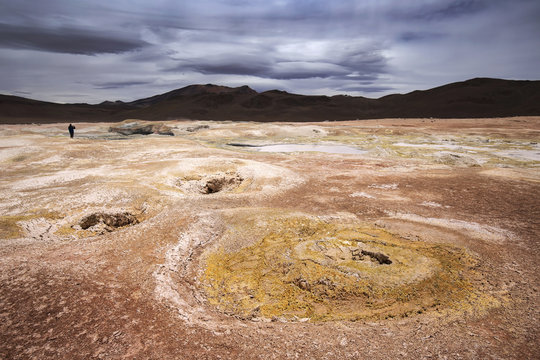 Geysers Sol de Manana, Altiplano, Bolivia