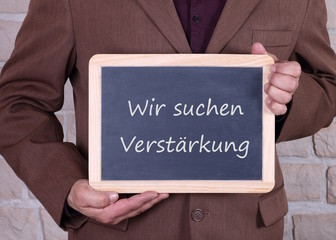 Jobsuche, Wir suchen Verstärkung