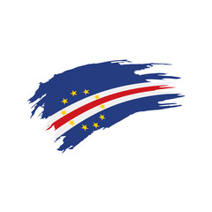 Cape Verde flag, vector illustration