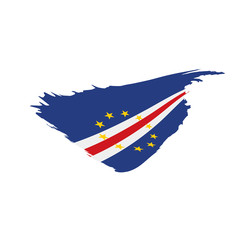 Cape Verde flag, vector illustration