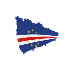 Cape Verde flag, vector illustration