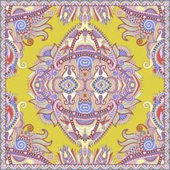 ornamental floral arabesque paisley bandanna