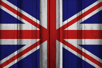 Fototapeta premium Great Britain flag grunge background