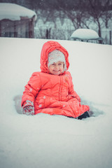 child snow
