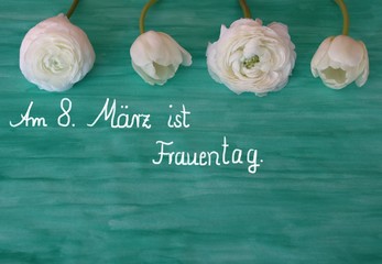 Frauentag am 9.März