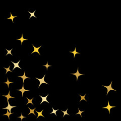 Colorful Stars Confetti, Mystery Sparkling Vector Background. Trendy Glowing Magic Glitter, Lights. Festive Falling Colorful Stars Confetti for Ads, Posters. 