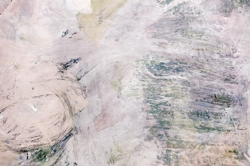 weathered artistic canvas background with paint splashes and blots