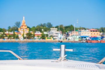 Fototapeta premium Pier at Kawthaung or Victoria Point in Myanmar