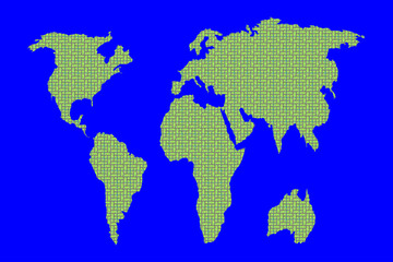 Fototapeta na wymiar map earth infrastructure microtexture