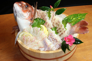 鯛の姿造り