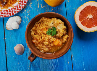 Moroccan Chicken And Couscous Soup