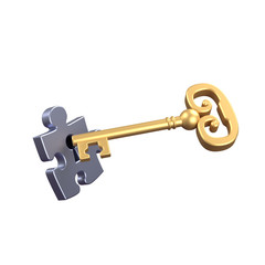 Gold key