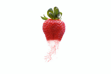 strawberry from water