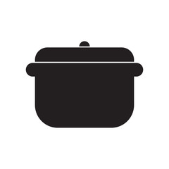 Pot icon vector illustration. Free royalty images.