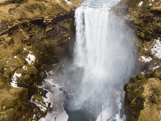 Icelandic winter landscape, from different locations, Iceland.