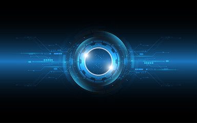 Technology background Hi-tech communication concept innovation abstract background vector illustration