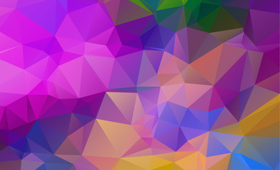 Fototapeta premium olygonal abstract background consisting of triangles blue color