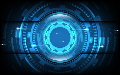 Technology background Hi-tech communication concept innovation abstract background vector illustration