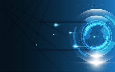 Abstract technology background Hi-tech communication concept innovation background vector illustration