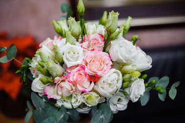 Beautiful wedding bouquet for bride