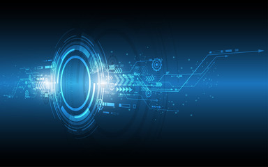 Abstract technology background Hi-tech communication concept innovation background vector illustration