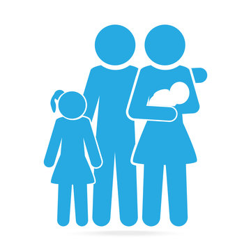 Family Blue Icon