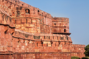 Rotes Fort in Agra, Indien
