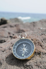 Compass and Ocean - Orientation Concept