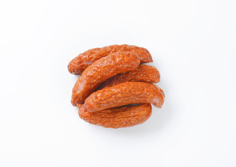 dried kielbasa sausages