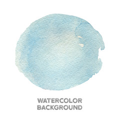Hand painted blue watercolor texture