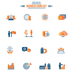 Universal business icons set 