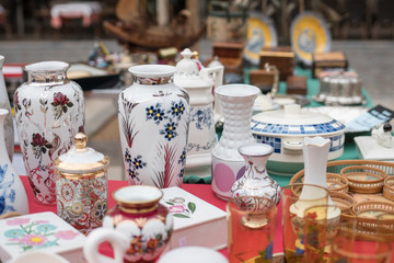 Ornamental ceramic utensil on local store