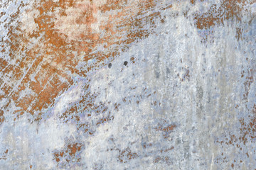 Old peeling paint. Multicolored background. Close-up