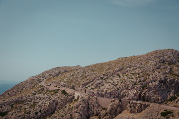 Formentor the coast of mallorca balearic islands