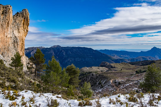 Aitana Mountain In Alicante,(Spain).