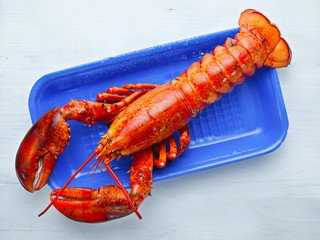rustic cooked lobster