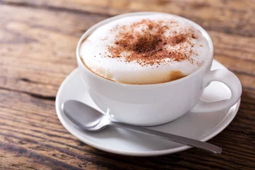 Foto op Plexiglas Cup of cappuccino coffee © Nitr