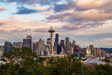 Seattle skyline as seen from Kerry Park, Washington state, United States
