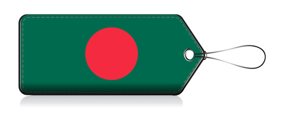 Bangladesh flag lable, Label of product made in Bangladesh © VectorPart