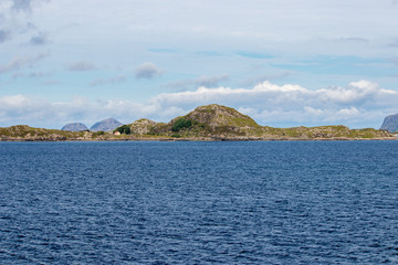 Fototapeta na wymiar Coastal landscape in western Norway.