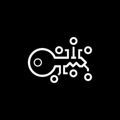 Encryption Key Icon.