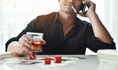 Gambling concept.
