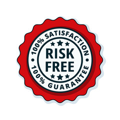 Risk Free 100% Satisfaction Guarantee illustration