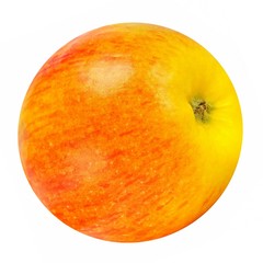 Apple red with yellow. The ideal circle.