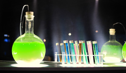 expérience de chimie