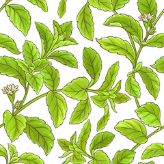 stevia branch vector pattern