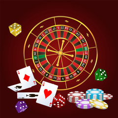 Vector roulette and gaming accessories