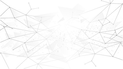 background abstract polygon data technology communication vector design illustration