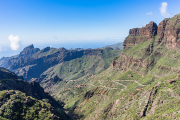 Fototapeta na wymiar Masca valley in Tenerife, Canary Islands, Spain