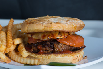 Cuban Pineapple Hamburger